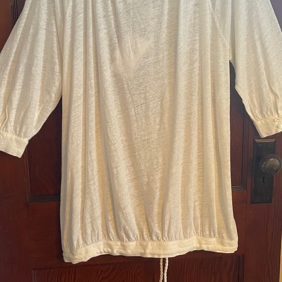 ESCALES Paris 100%‎ Linen Blouse  - Signed, Rare #409/435 Made - Picture 5 of 14